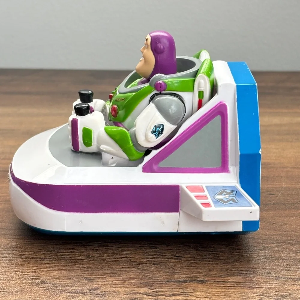 DISNEY Parks Pixar Toy Story BUZZ LIGHTYEAR Pull Back Vehicle Car Spaceship Toy